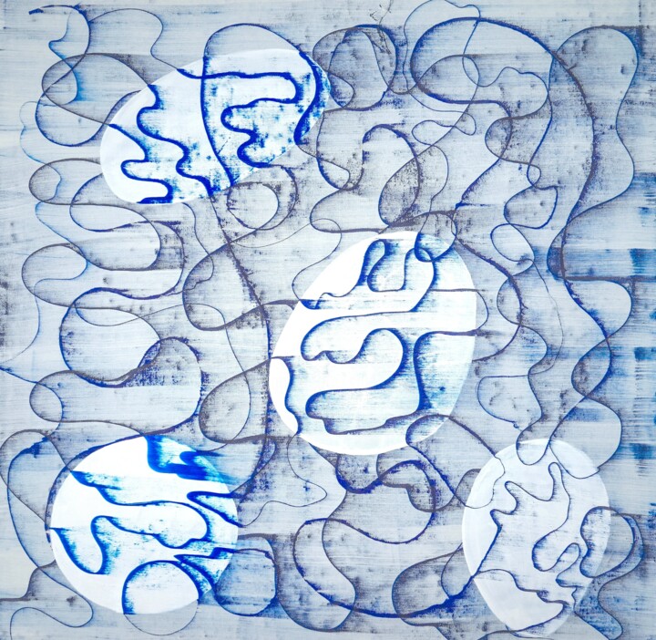 Peinture intitulée "Light speed" par Sumit Ratta, Œuvre d'art originale, Acrylique