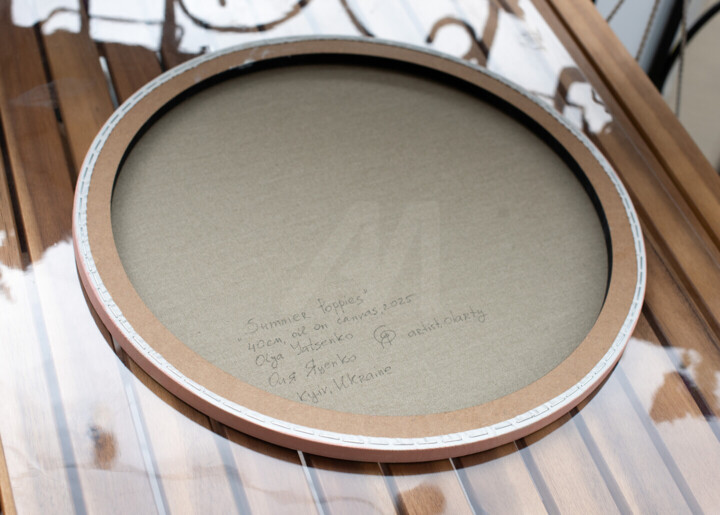 Arrière de l'œuvre