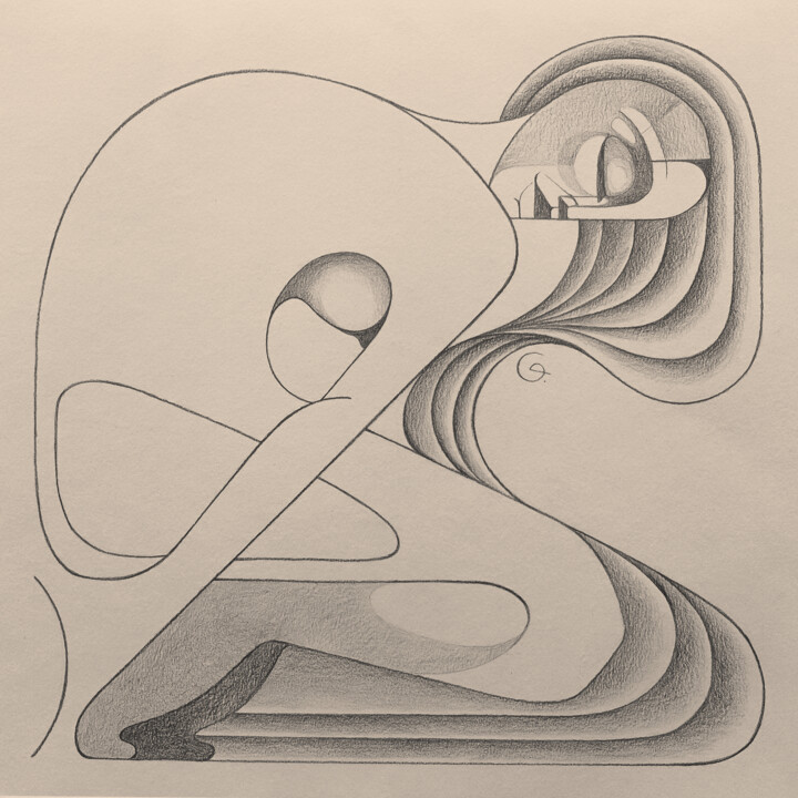 绘画,  19.7x19.7 in 