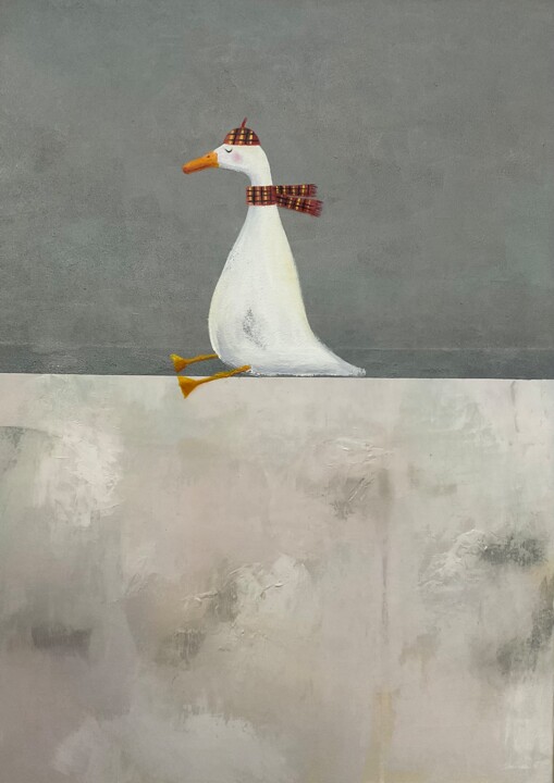 King goose 绘画, 27.6x19.7 in