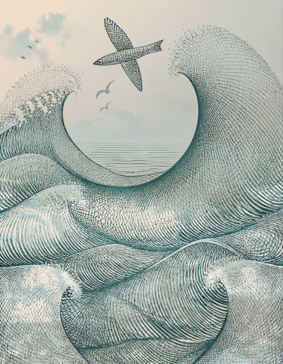 数字艺术,  128x99.6 in 