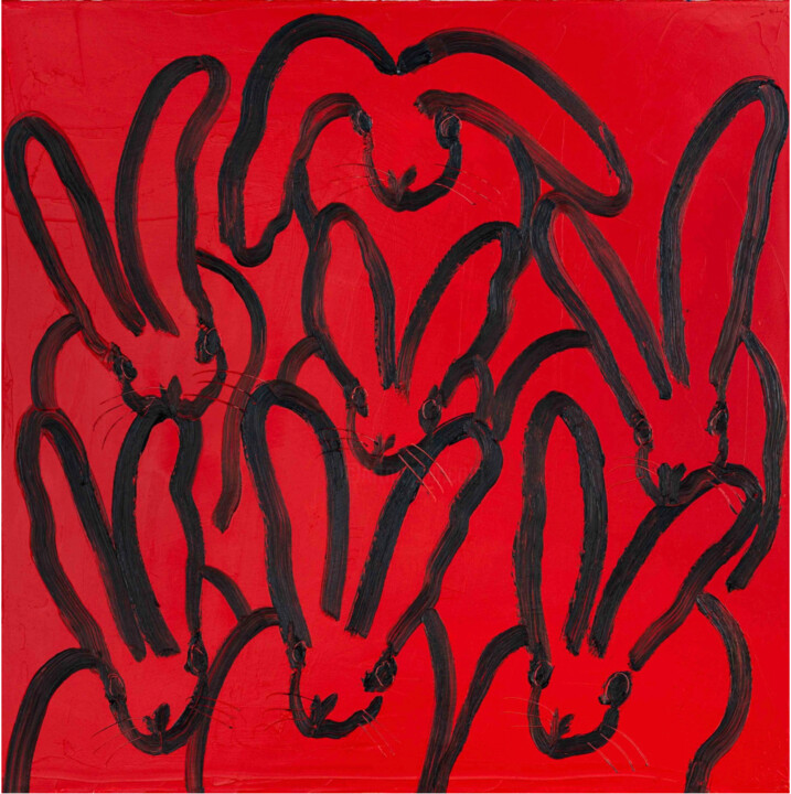 Red Hutch 绘画, 30x30 in