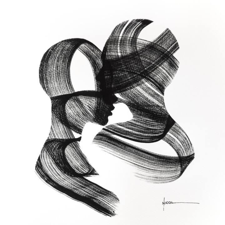 绘画,  10.6x10.6 in 