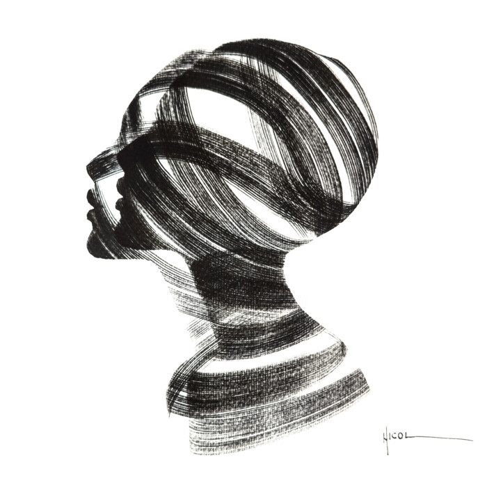 绘画,  10.6x10.6 in 