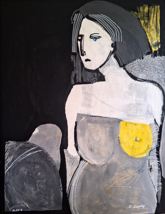 Malarstwo zatytułowany „JESTEM KAMIENIEM” autorstwa Eryk Gorsky, Oryginalna praca, Akryl