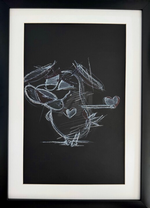 Œuvre présentée encadrée