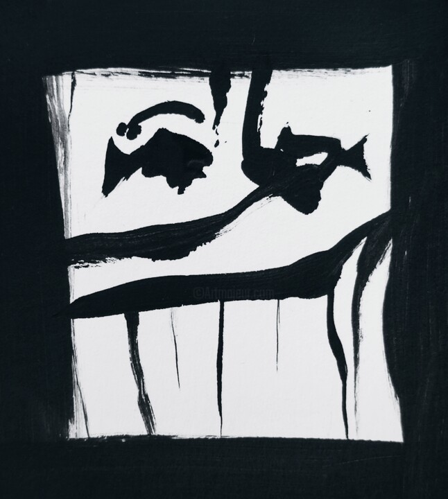 Schilderij getiteld "Dirty Mind - Not ex…" door Milto Sideris, Origineel Kunstwerk, Acryl