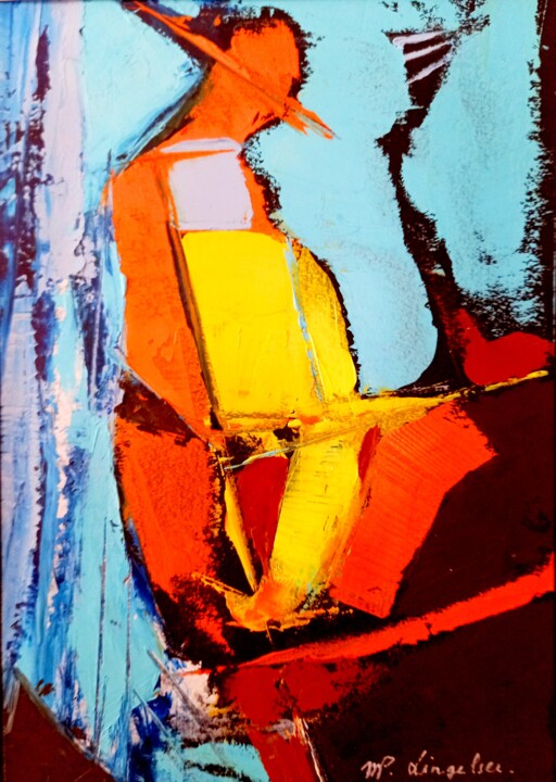 "LE SOLISTE" 绘画, 10.9x7.9 in