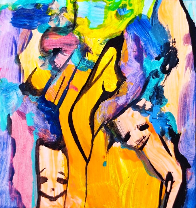 Subliminal Naive Yellowrotica - 15 绘画, 2.8x2.8 in