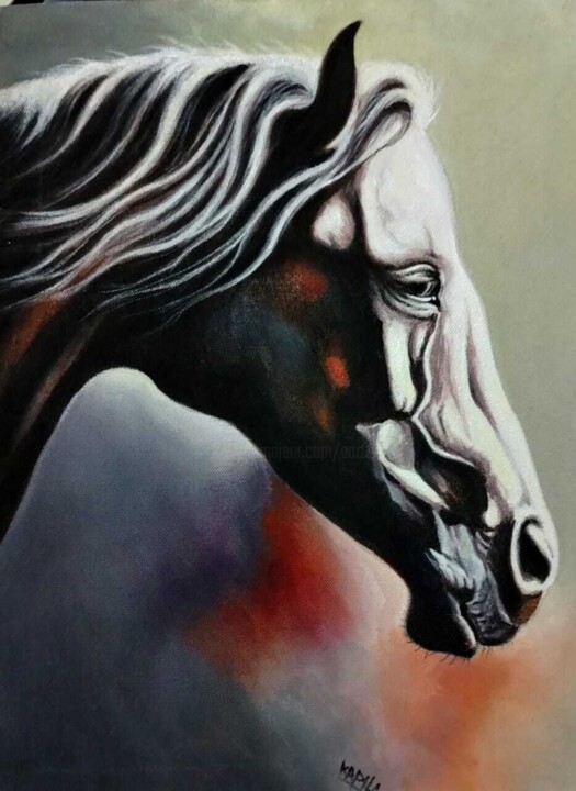 Starlight Mane 绘画, 16x12 in