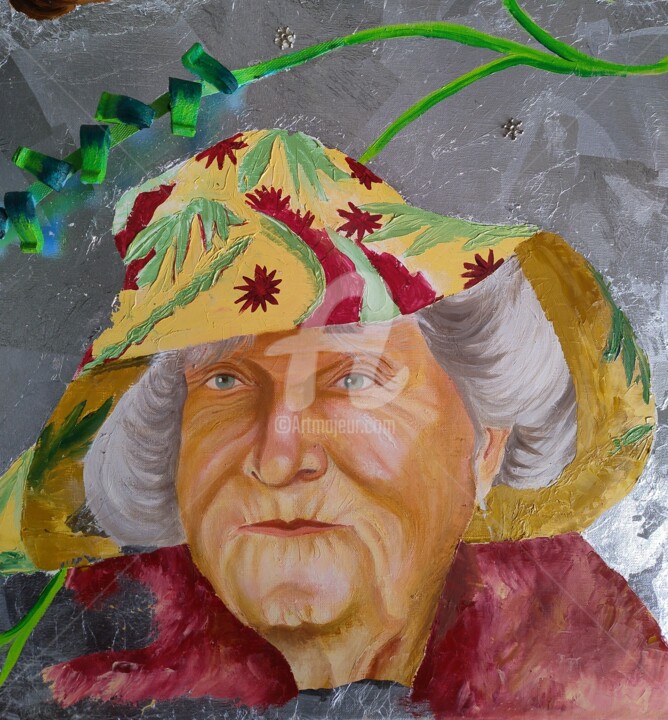 Geneviève Callerot 绘画, 15.8x11.8 in