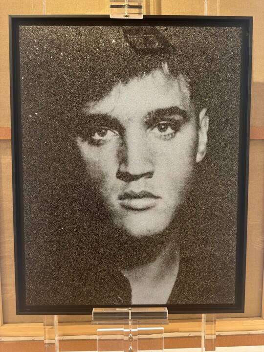 Œuvre présentée encadrée