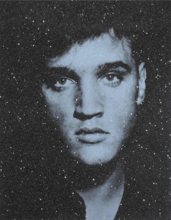 Elvis Heartbreak 绘画, 35.8x28 in