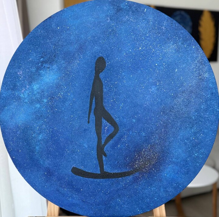 Stillness in the Univer 绘画, 25.6x25.6 in