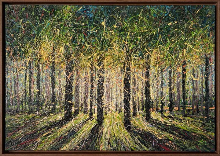 Spring Forest Light 绘画, 27.6x39.4 in
