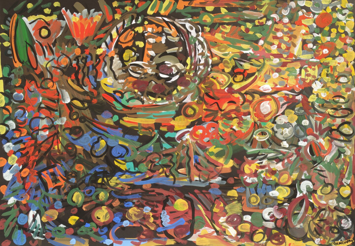 绘画,  27.2x39 in 