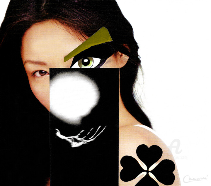 In Your Hand 拼贴, 6.2x7 in