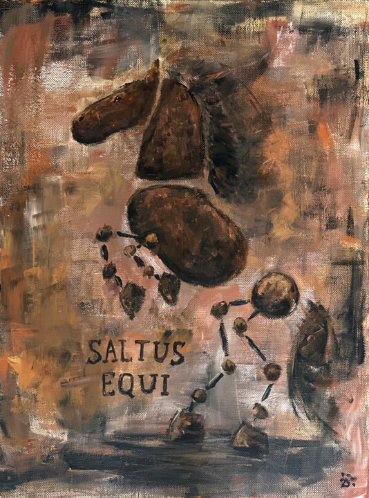 SALTUS EQUI 绘画, 23.6x31.5 in