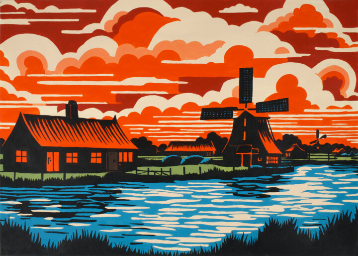 Картина,  11,8x16,5 in 