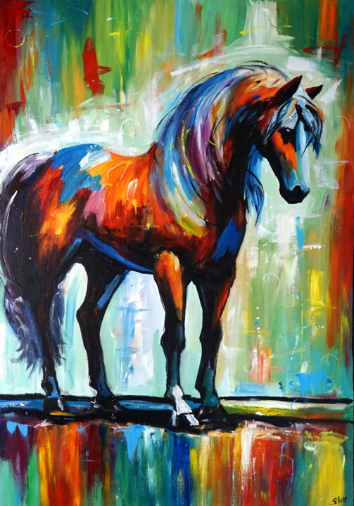 Ametyst 绘画, 39.4x27.6 in