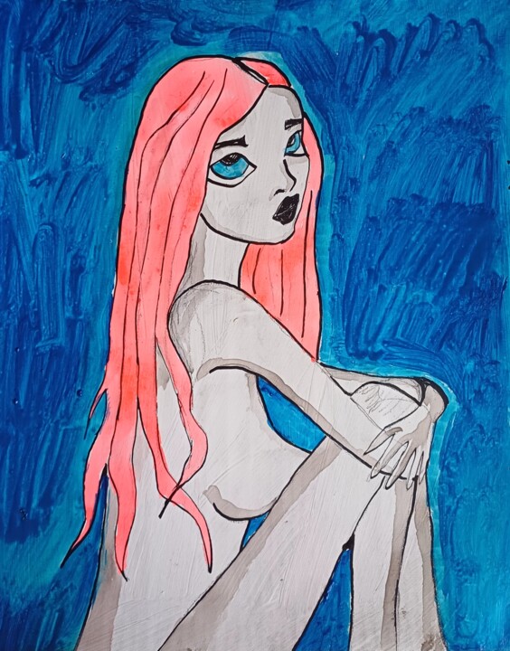 Akte 绘画, 11.8x9.8 in