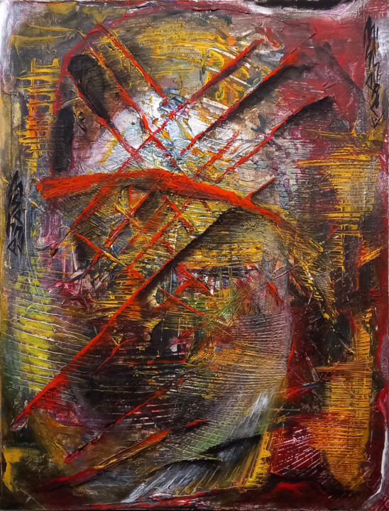 The Holy Grail 绘画, 21.3x15.4 in
