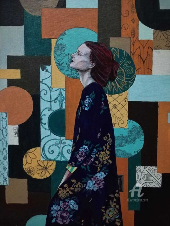 Утерянный цвет 绘画, 15.8x11.8 in