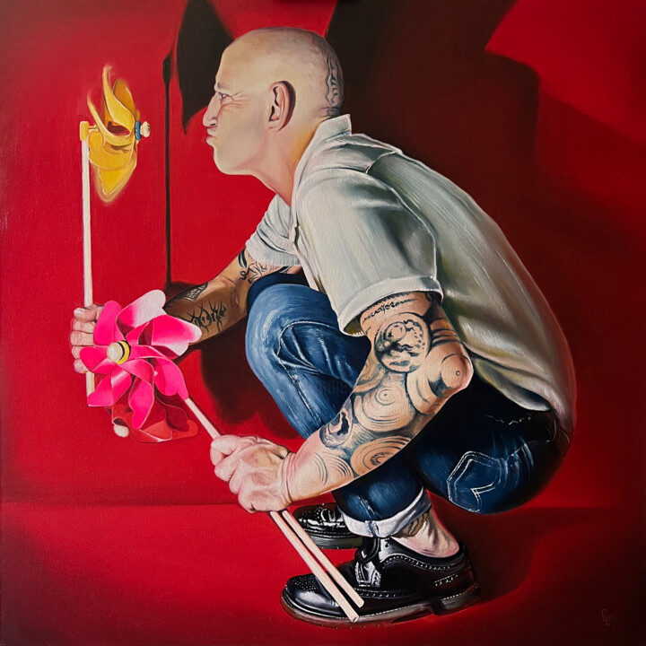 绘画,  39.4x39.4 in 