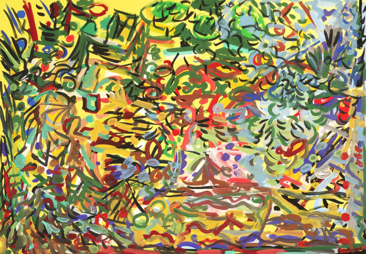 绘画,  27.2x39 in 