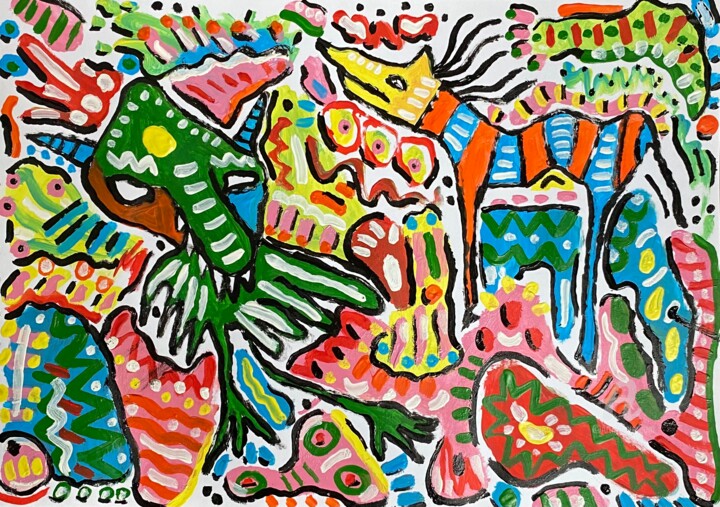图画,  82.7x116.9 in 