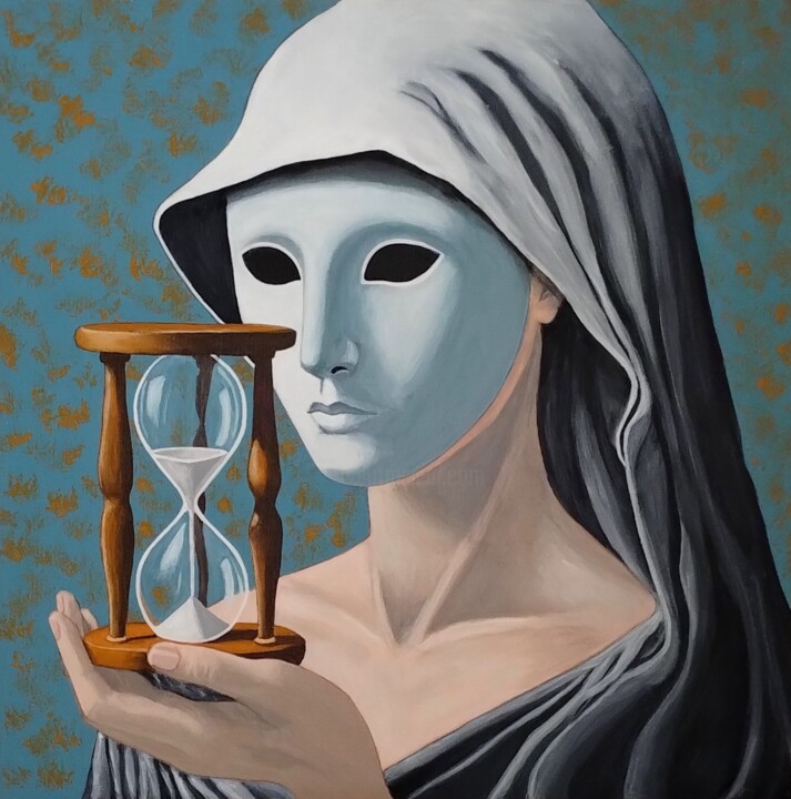 Size the day 绘画, 23.6x23.6 in