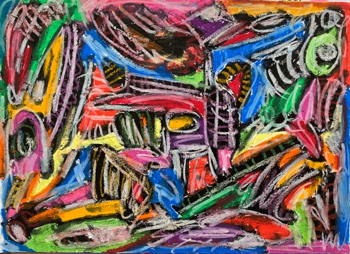 Getting out through depression 图画, 116.9x165.4 in