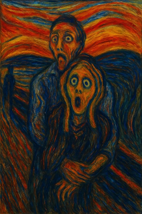 The Scream from A Concert 数字艺术
