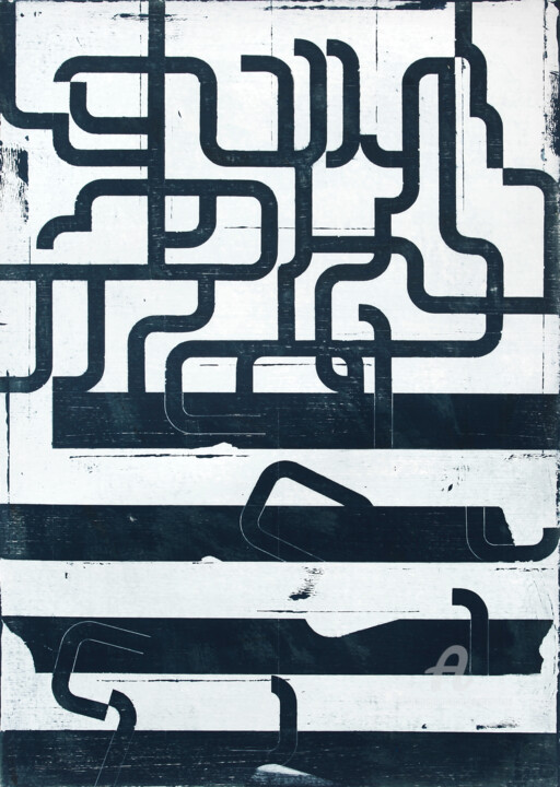 Patternstory 23. 绘画, 27.6x19.7 in