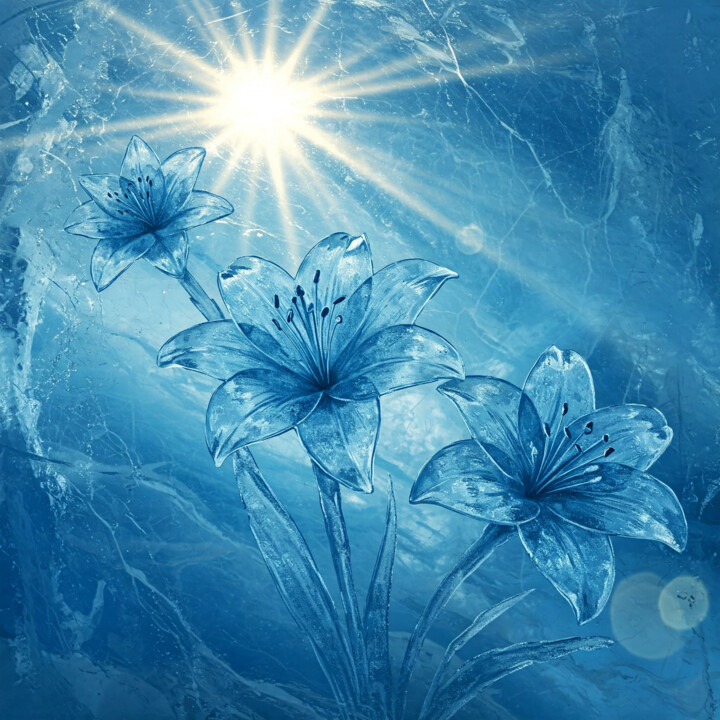 Ice Lilies 数字艺术