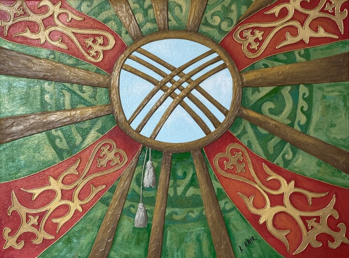 Shanyraq 绘画, 23.6x31.5 in