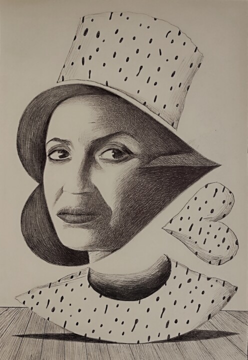 图画,  8.3x5.5 in 