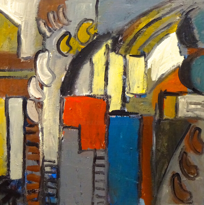 Composition 7075 绘画, 35.4x35.4 in