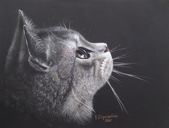 Sweet Cat 图画, 9x12 in