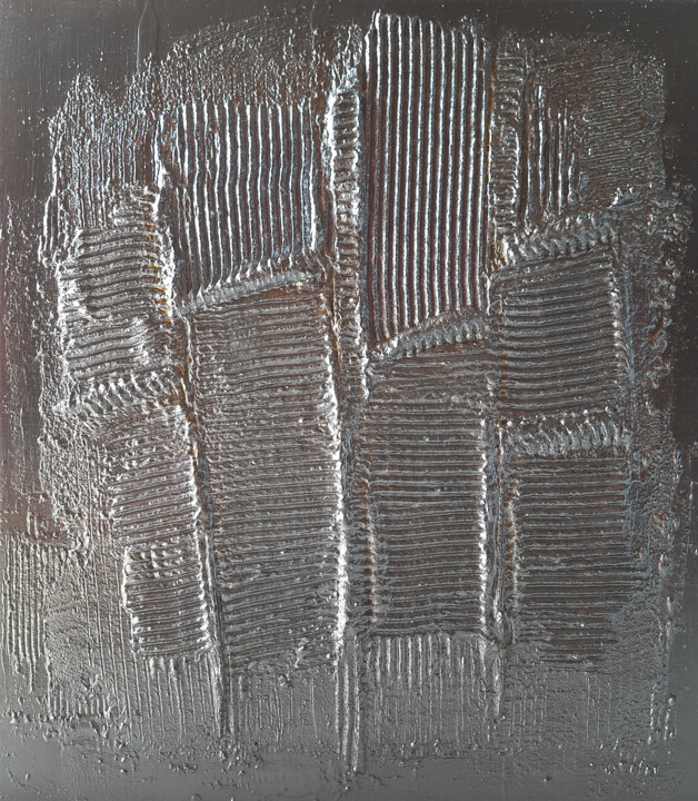 Acciaio liquido 绘画, 31.5x27.6 in