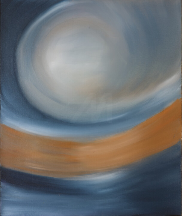 Pintura intitulada "Mind patterns 1-abs…" por Godwin Muscat Azzopardi (Godwin), Obras de arte originais, Óleo