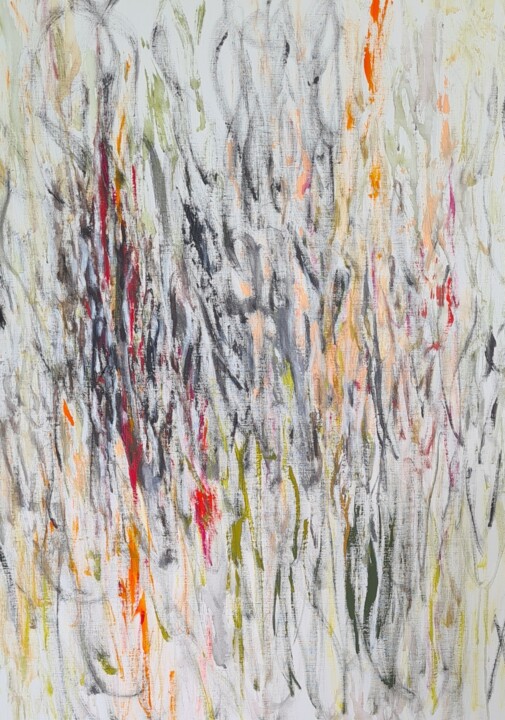 Peinture intitulée "Clair obscur" par Monica Dehaeze, Œuvre d'art originale, Acrylique Monté sur Panneau de bois