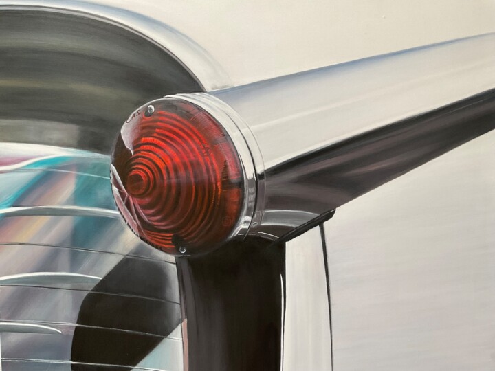 Citroën DS 21 poupe 绘画, 28.7x35.8 in
