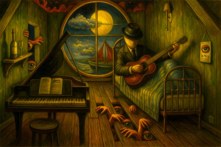 Sweet Lowdown 绘画, 14.2x21.3 in