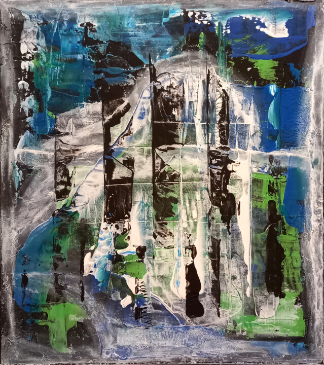 Reflection 绘画, 13.4x12.2 in