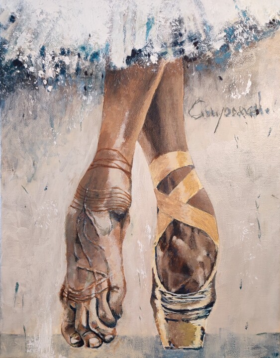 Elle danse 绘画, 15.8x11.8 in
