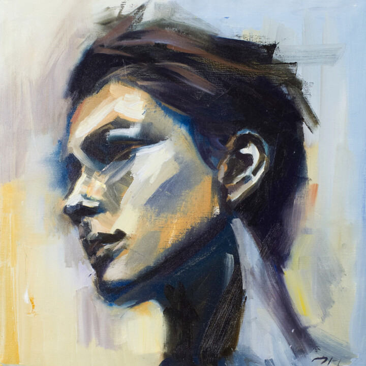Evasive Profile 绘画, 15.8x15.8 in