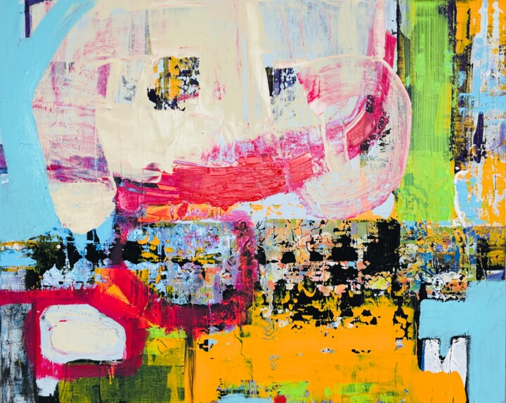 Urban Pulse 绘画, 31.5x39.4 in