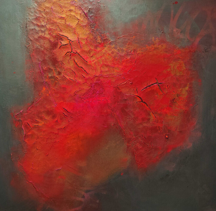 VULCANO 绘画, 31.5x31.5 in