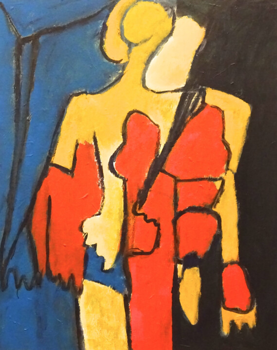 Composition 7045 绘画, 39.4x31.5 in